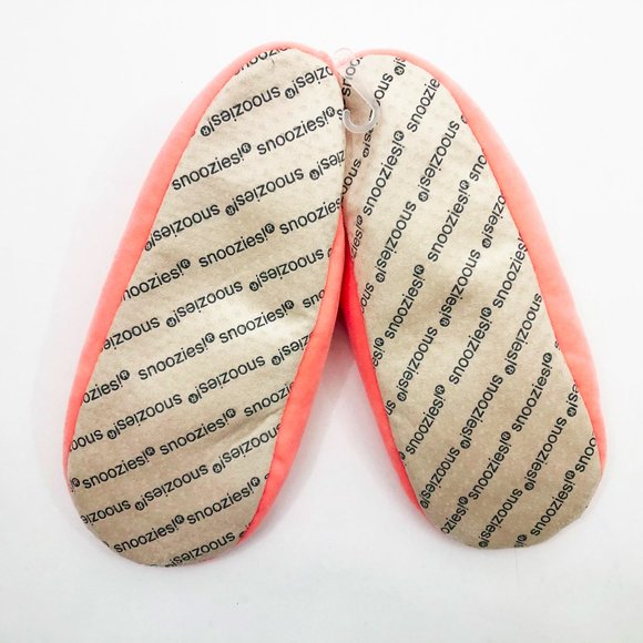 NWT Snoozies Women's Slippers Home is Where Your Mom is Non Skid Soles M-7/8 Ora - Picture 4 of 5